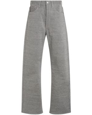 Maison Margiela Broken Twill 5 Pocket Pants, 100% Cotton - Gray