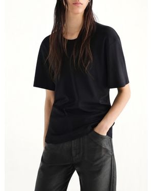 Lemaire Rib T-Shirt - Black