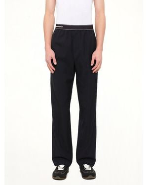 CASABLANCA Wool Blend Sports Trouser - Black