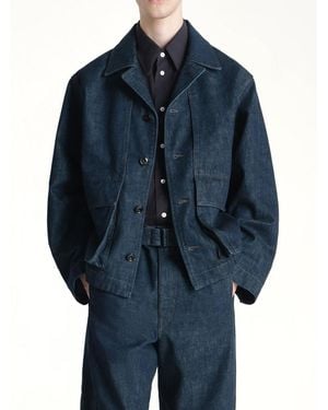 Lemaire Boxy Jacket - Blue