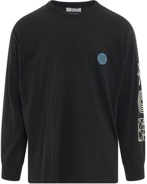 Facetasm Anarchy Long Sleeve T-Shirt, , 100% Cotton - Black