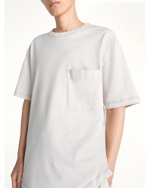 Lemaire Boxy Ss T-Shirt - White