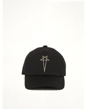 Rick Owens Pentagram Cap - Black