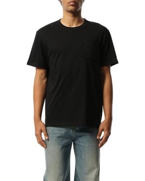 Loewe Relaxed Anagram T-Shirt, Short Sleeves, 100% Cotton - Black