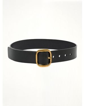 Loewe Rounded Soft 3.5 Cm Belt - Black