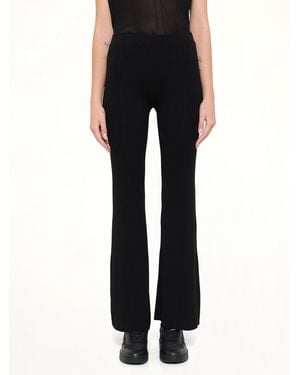 CFCL Soft Portrait Tight Flare Trousers - Black