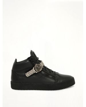 Giuseppe Zanotti Vernice Vague Trainer - Black
