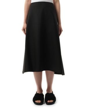 Marni Midi Circle Skirt, , 100% Virgin Wool - Black