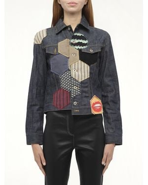 Loewe Patch Denim Jacket - Gray