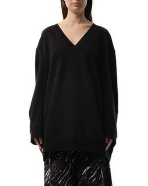Marni Oversized Sweatshirt Dress - Black