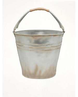 Doublet Bucket-Shaped Leather Bag - Gray
