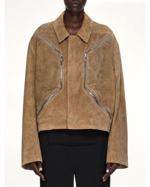Rick Owens Heizer Mac Jacket - Brown