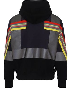 Facetasm Fireman Rib Hoodie - Black