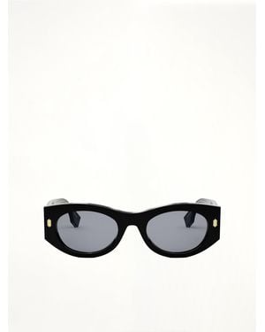 Fendi Fe40125F 5301V Acetate Sunglasses - Black