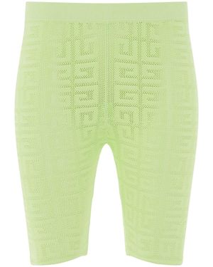 Givenchy 16Gg Cycling Shorts, 100% Polyester - Green