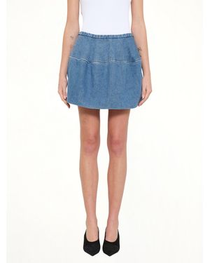 Loewe Denim Balloon Skirt - Blue