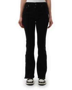 Amiri Kick Flare Jeans, Od, 100% Cotton - Black