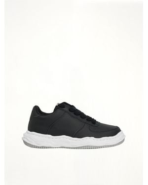 Maison Mihara Yasuhiro Wayne Og Trainers, 100% Calf Leather - Black