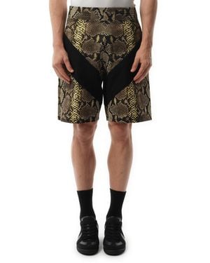 Givenchy Snake Print Bermuda - Black