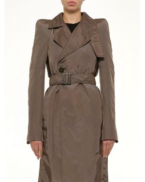 Rick Owens Maria Trench - Brown