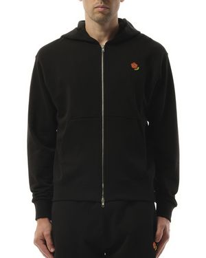 KENZO Gots Dragonfly Full Zip Hoodie in Gray for Men | Lyst