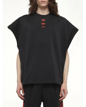 Willy Chavarria Adidas X Chavarria Jabbar Muscle T-Shirt - Black