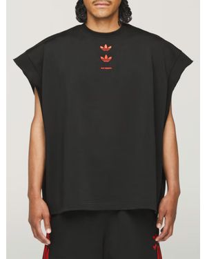 Willy Chavarria X Adidas X Chavarria Jabbar Muscle T-Shirt, 100% Cotton, Size: Small - Black