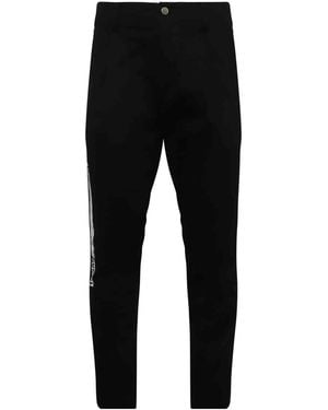 Facetasm Barcode Print Chino Trousers - Black