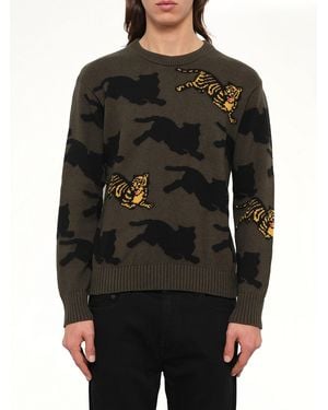KENZO Jumping Tiger Knit - Black