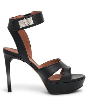 Givenchy Heel Sandals, 100% Leather - Black