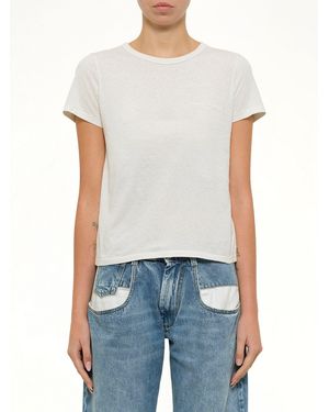 Maison Margiela Logo Small T-Shirt - Blue