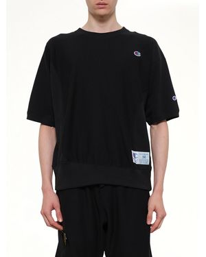 Undercover Champion X Uc Sweat Top - Black
