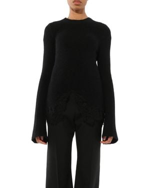 Givenchy Long Sleeve Top, Size: Small - Black