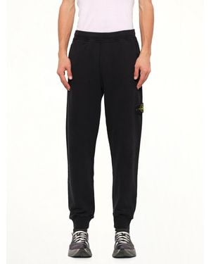 Stone Island 6200012 Brushed Cotton Joggers - Black