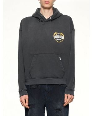 Represent Angel Border Hoodie - Grey