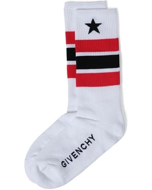 Givenchy Star Socks - Red