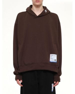 Maison Mihara Yasuhiro Instrumental Heavy Weight Hoodie - Brown