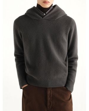 Lemaire Hooded Sweater - Gray