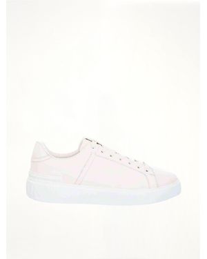 Balmain B Court Calfskin Trainers, , 100% Calf Leather - White