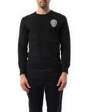 スウェット・トレーナー Alexander McQueen \"Inverted Skull\" sweatshirt Black 25176648_55358426_1000.jpg