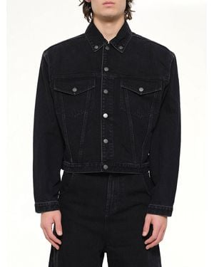 Entire studios Shrunken Denim Jacket - Black