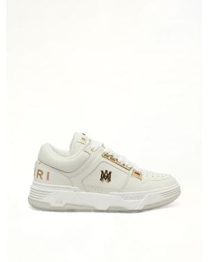 Amiri Metallic Ma-1 Trainers, 100% Rubber - White