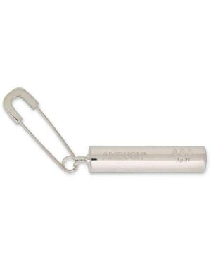 Ambush Earring With Battery Charm - White