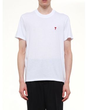 Ami Paris Ami De Coeur T-Shirt - White