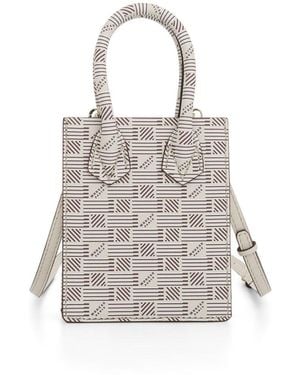 Moreau Suite Bb Bag, 100% Calf Leather - White