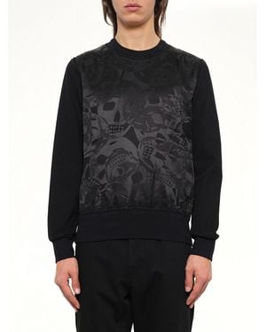 McQueen Amq Sweatshirt - Black