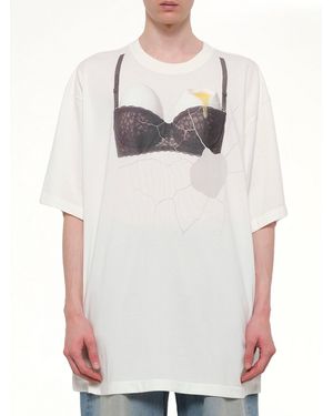 Doublet Egg Bra T-Shirt - White