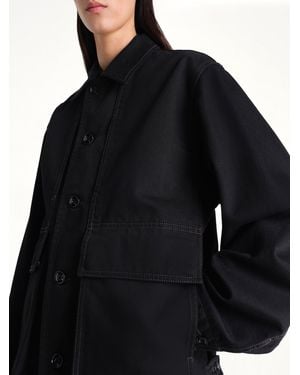 Lemaire Boxy Heavy Jacket - Black