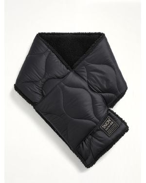 Taion Military Reversible Down Scarf - Black