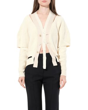 McQueen Chuncky Cardigan - Natural
